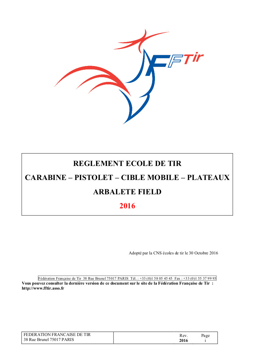 Règlement Aiglons 2017