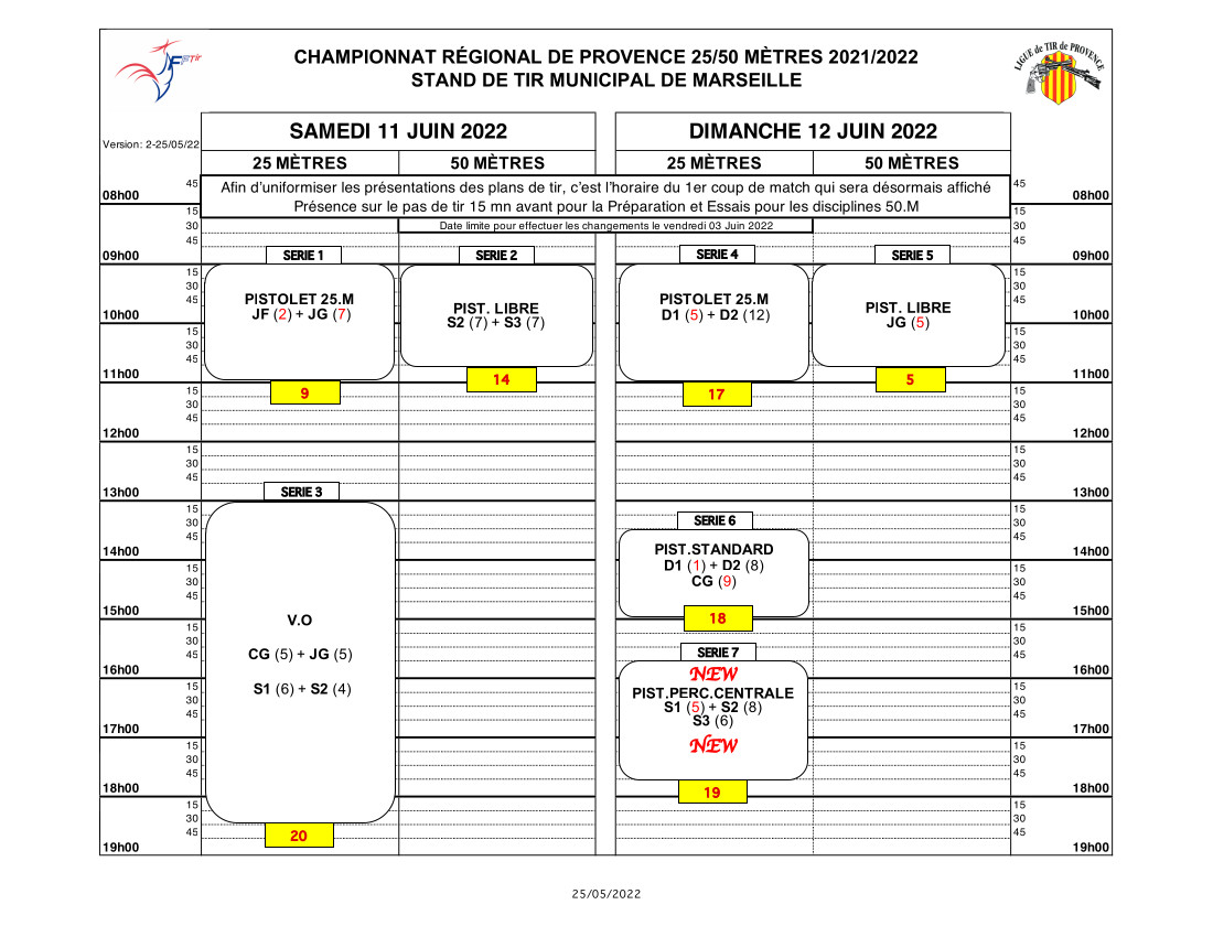 Plan RGX 25 50m 21 22 