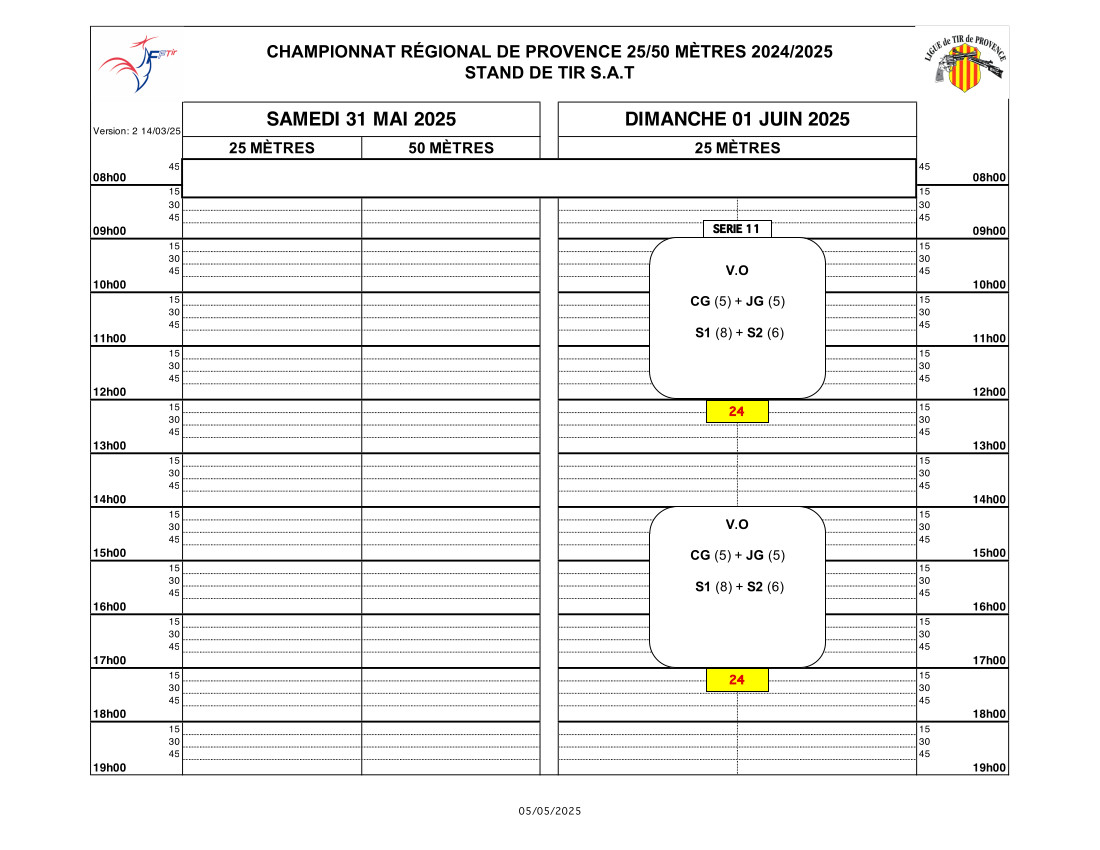 Plan Rgx 25 50m 24 25
