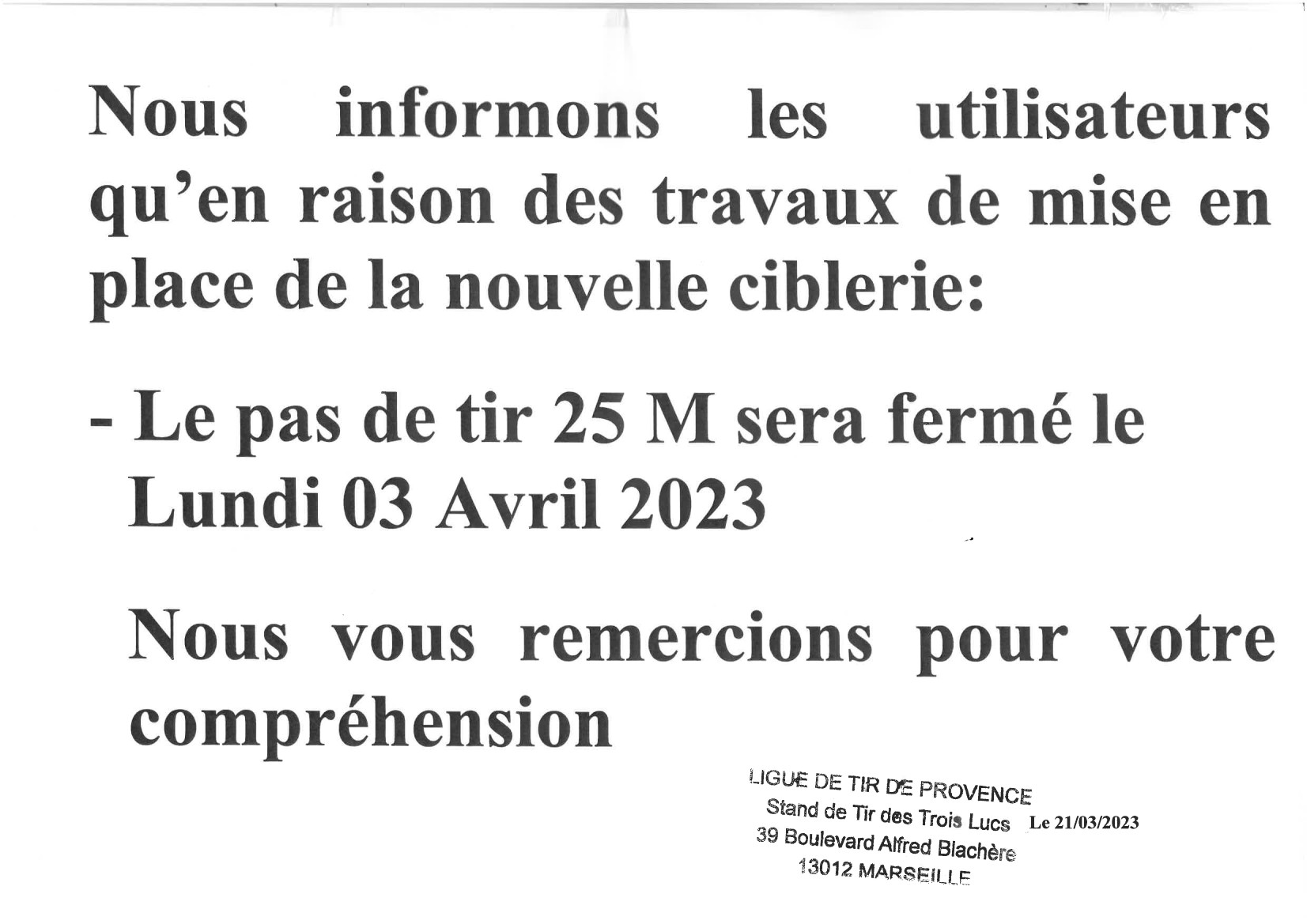 2023 LRTP Fermeture stand